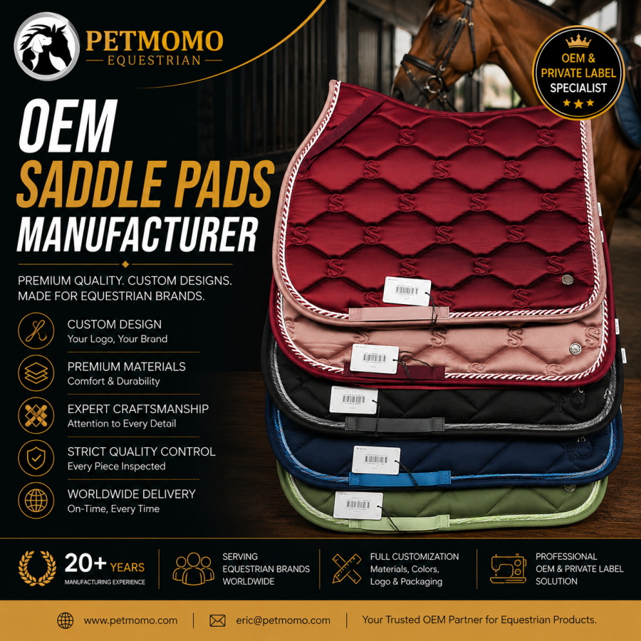 Types of Horse Saddle Pads Explained: Dressage, Jumping, All Purpose, Half Pad & Correction Pad