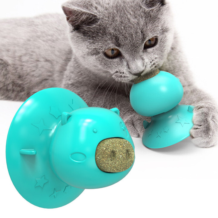 Pet Toys Cat Lick Toys Kitten Kitty Mint Licking Molar Suction Cup