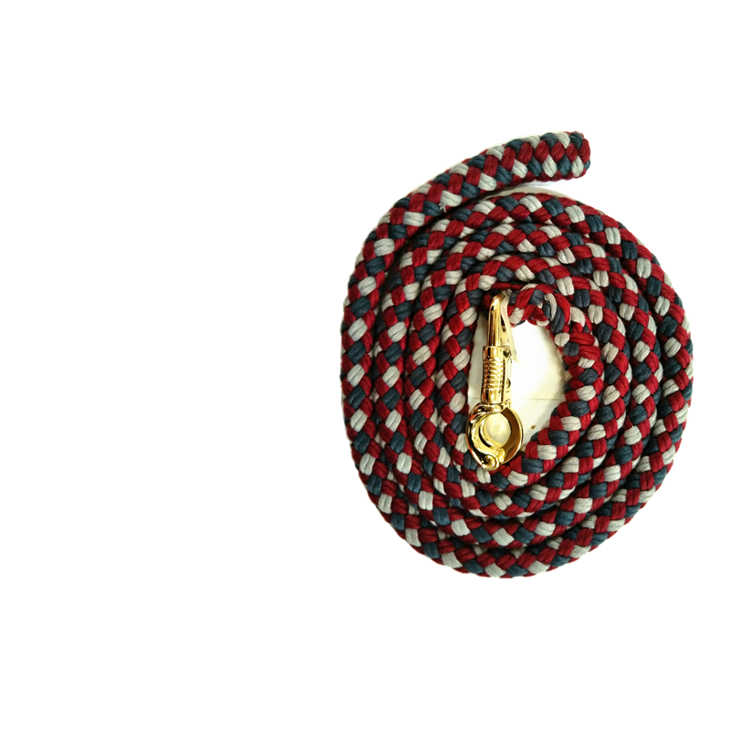 Braided Cotton Lead Rope with Trigger Bull Snap