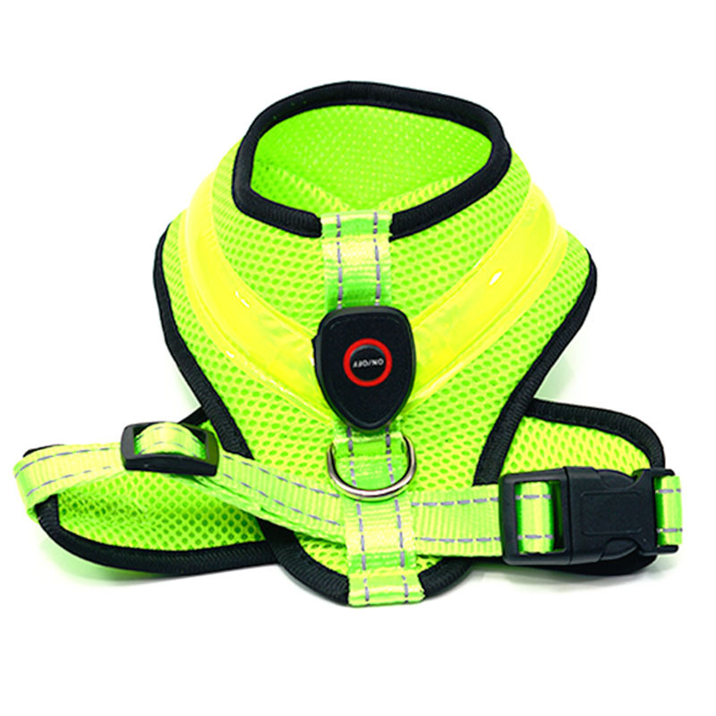 USB Rechargeable LED Dog Harness USB Rechargeable LED Dog Harness USB charging pet safety harness,LED illuminated harness for dogs and cats,breathable reflective dog harness,night visibility pet harness rechargeable