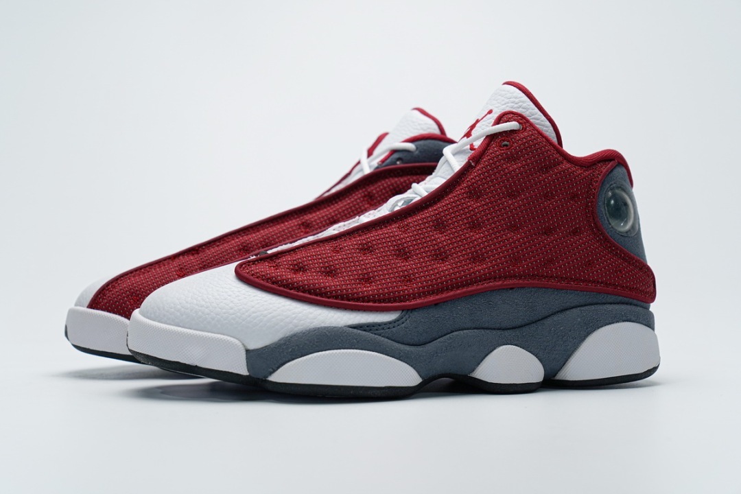 Air Jordan 13 âRed Flintâ Gym Red/Flint Grey-White-Black Shoes Outlet Online DJ5982-600