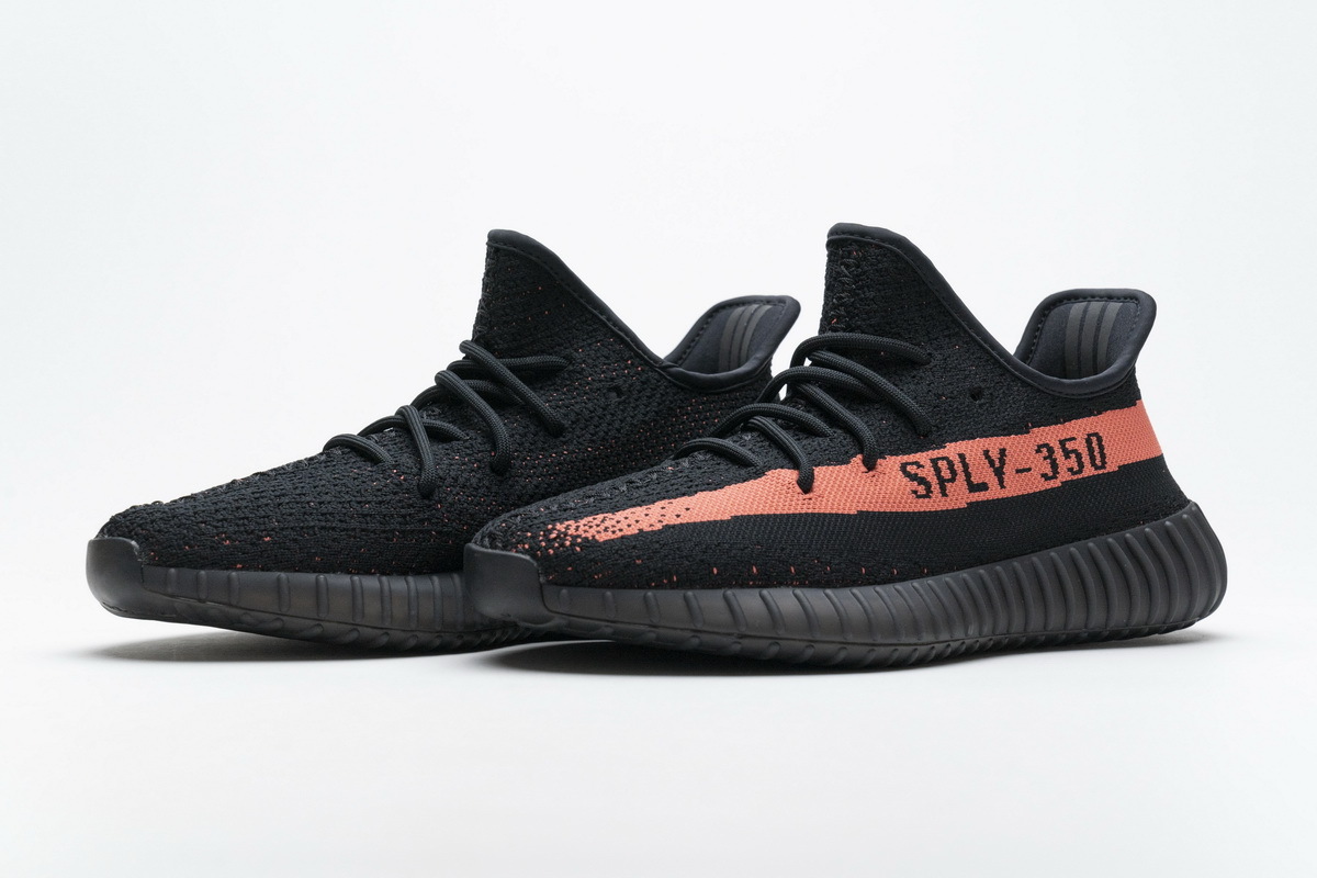 yeezy boost 350 v2 core black red sply-350