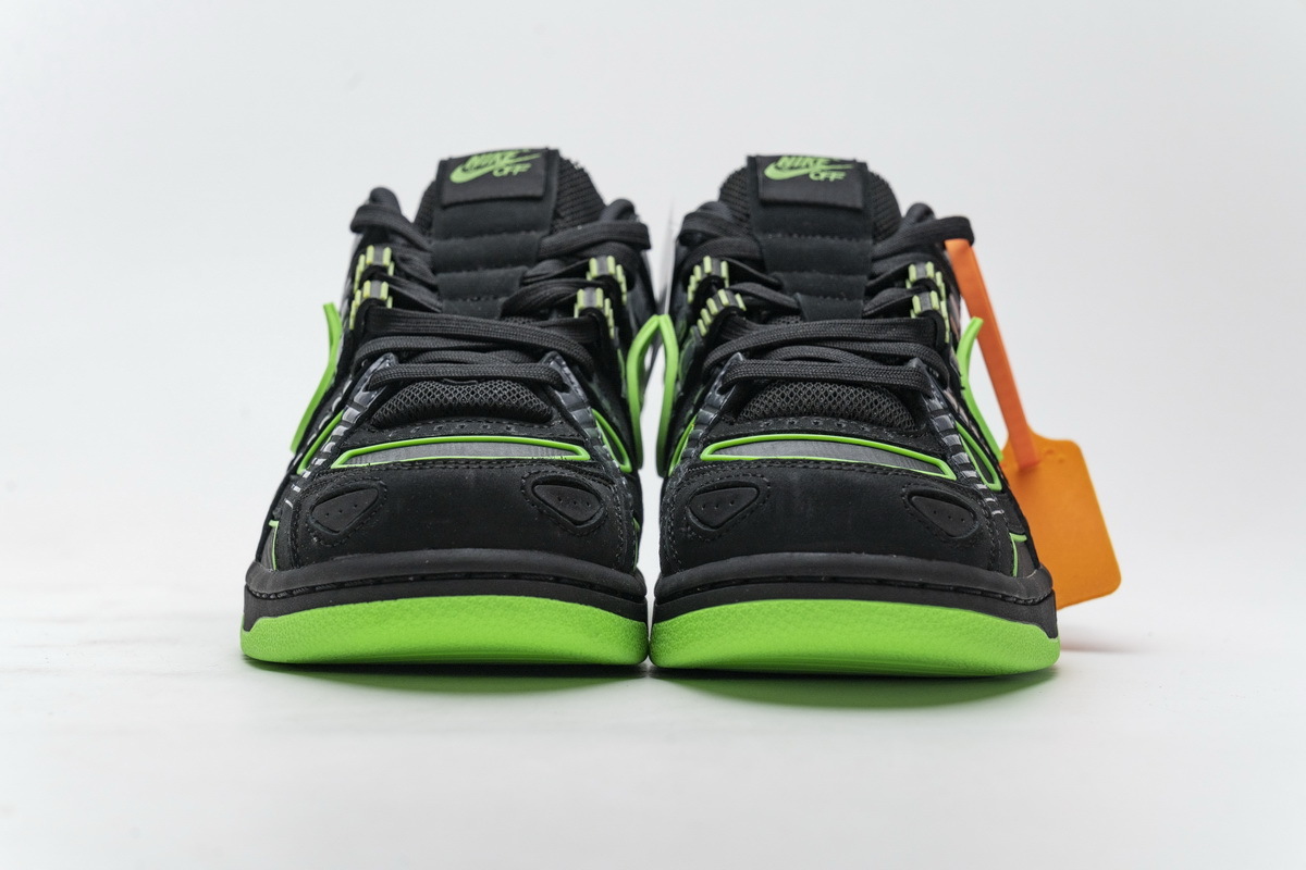 Nike Air Rubber Dunk x OFF-WHITE Green Strike (CU6015-001) Men