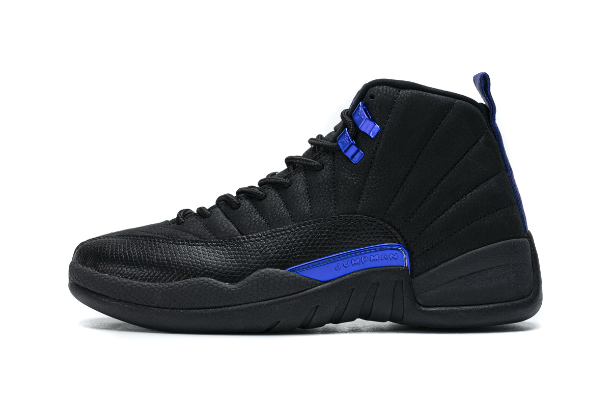 jordans 12 retro black and blue