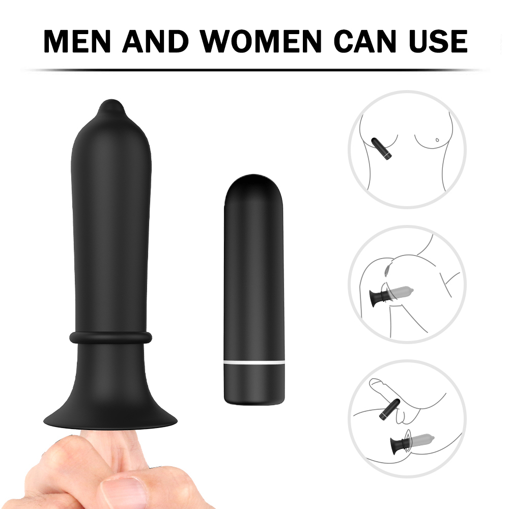 Amazon Popular Condoms electric shock silicone anal Butt Plug vibrator sex toy for women and men 