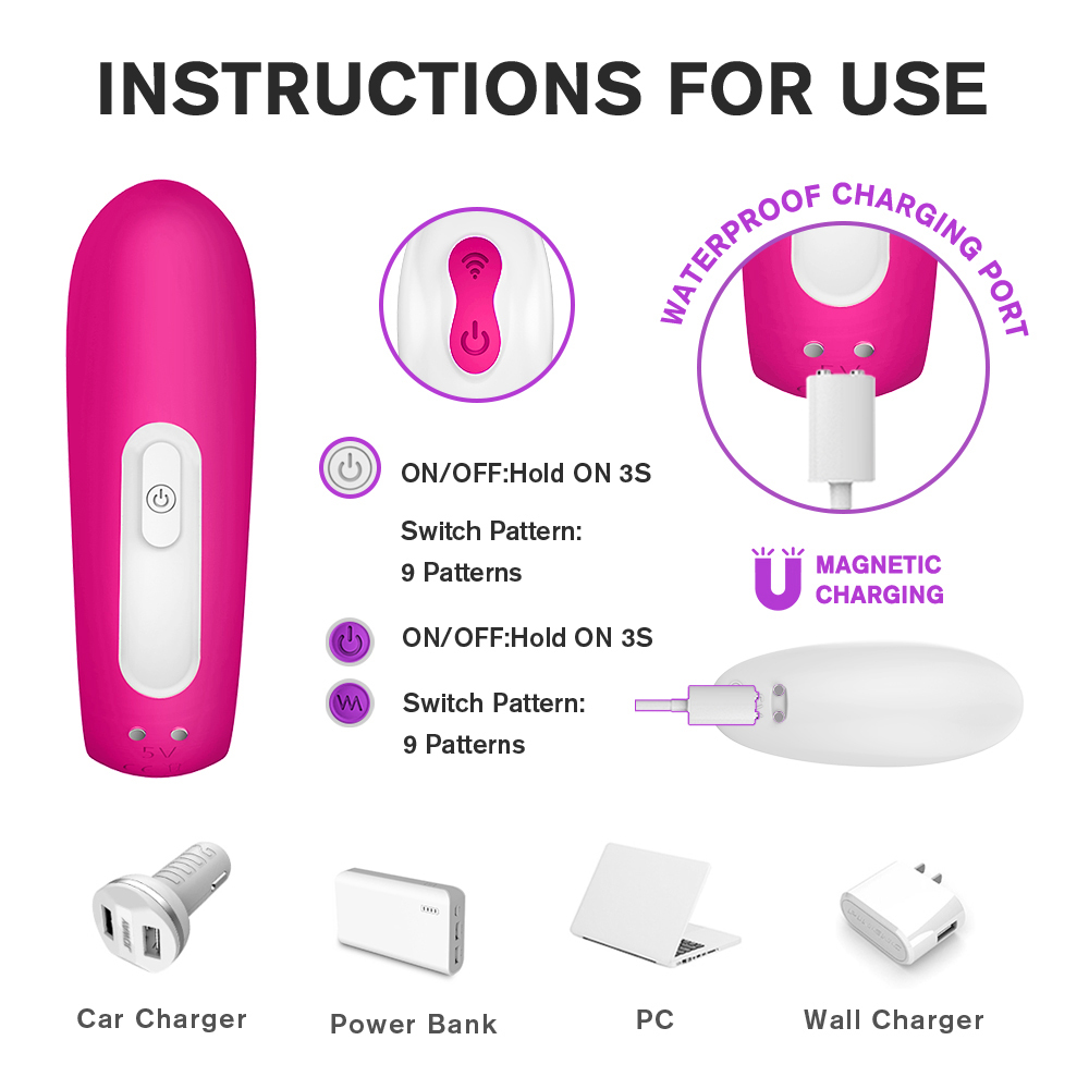 S-HANDE Remote Control sex toys vibrator Anal Plug Massager Women G Spot Vibrator