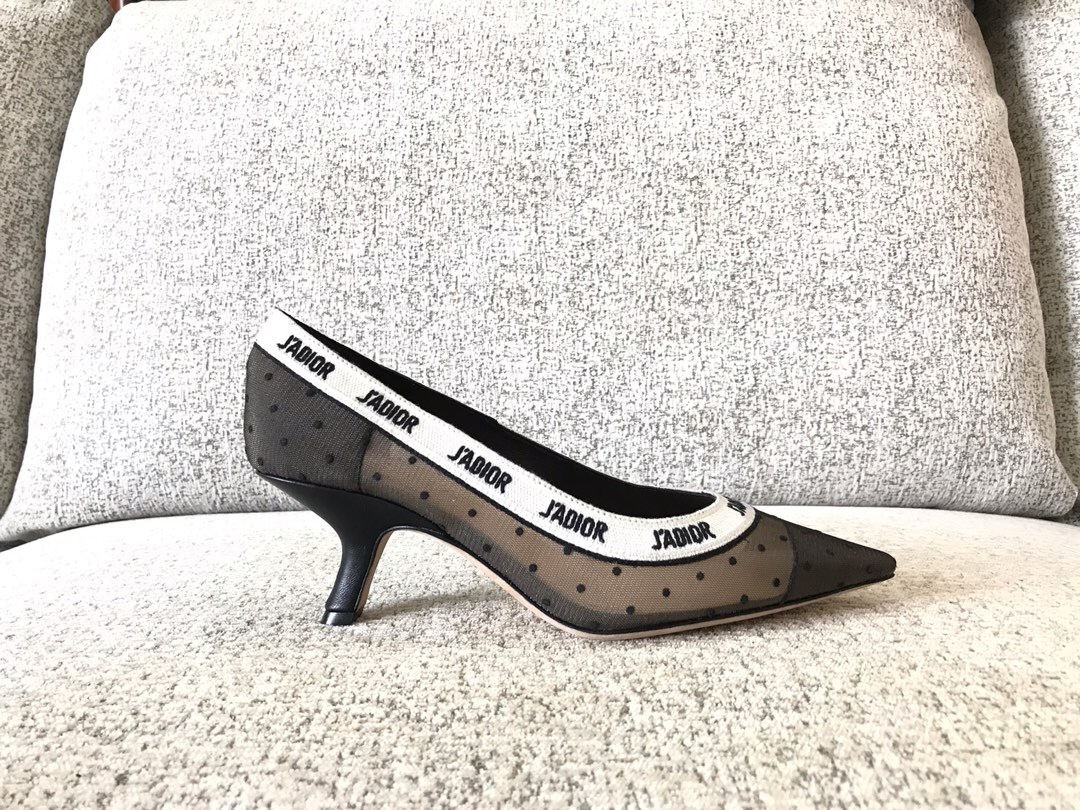 J'A Dior High Heels black lace pumps Christian Dior