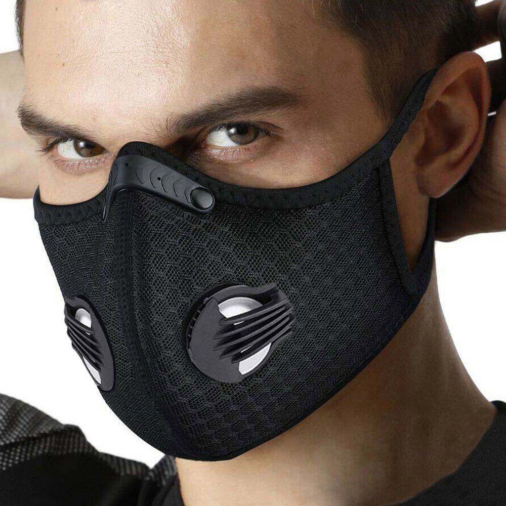 Dustproof Mask Elastic Activated Carbon Riding Mask Face 