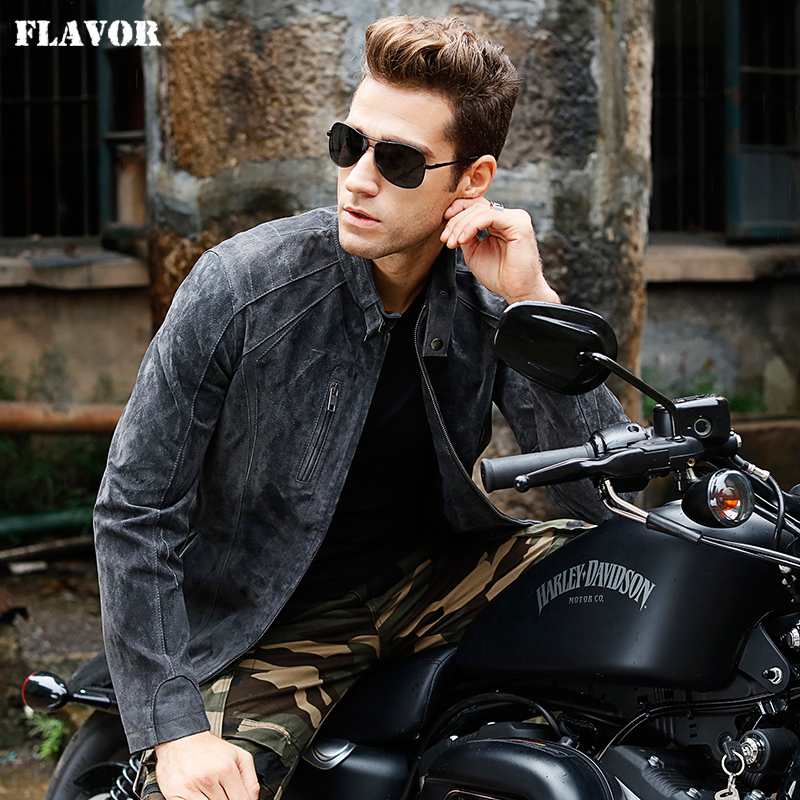 Flavor men's leather jacket best sale
