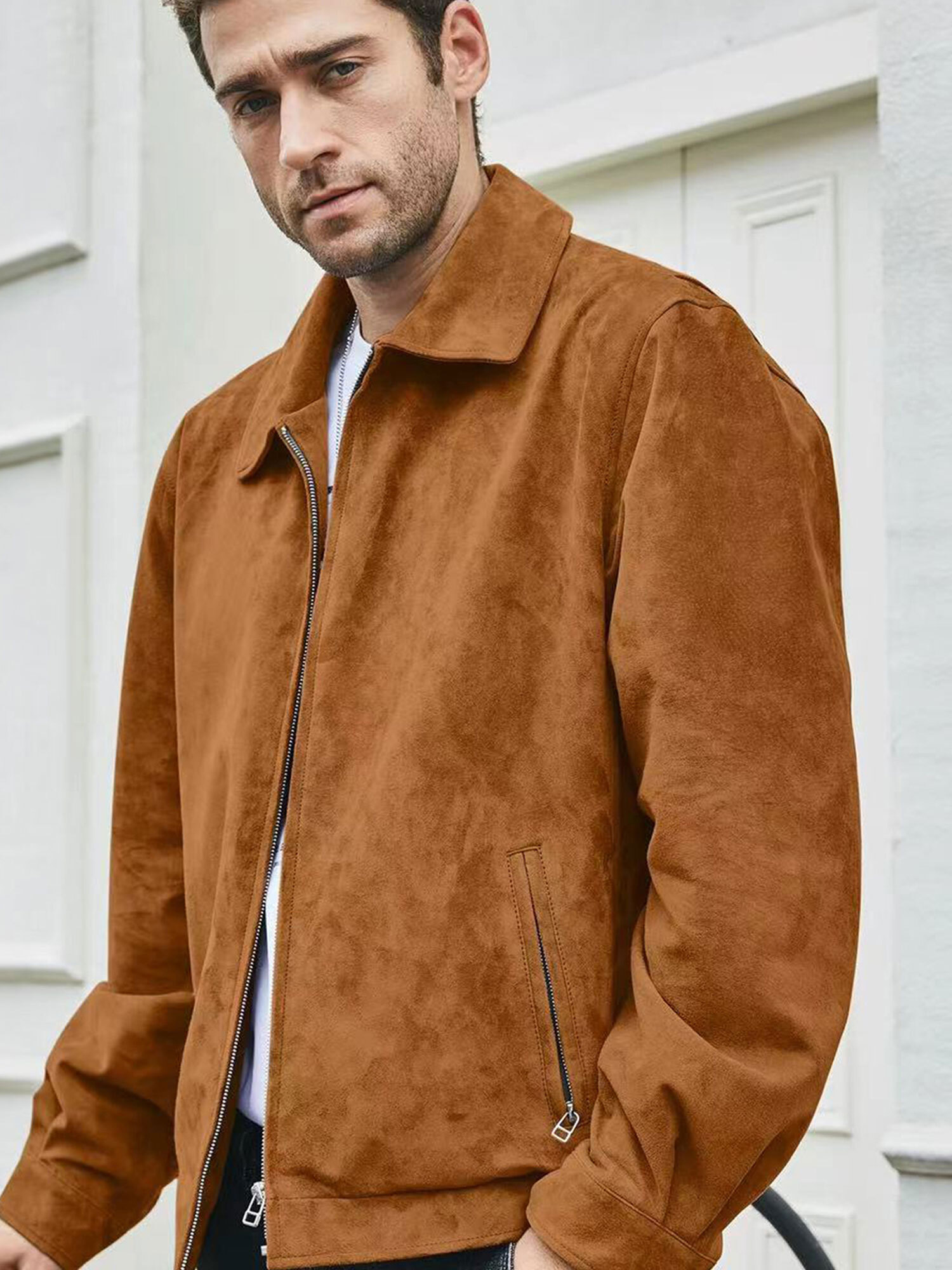 Buy flavor leather moto jacket| buy pigskin leather jacket