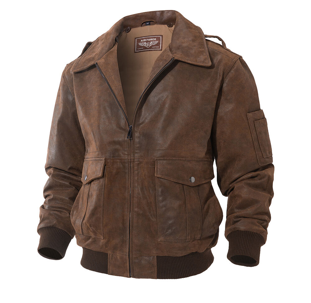 Buy genuine jacket brown biker lambskin leather bomber jacket brands