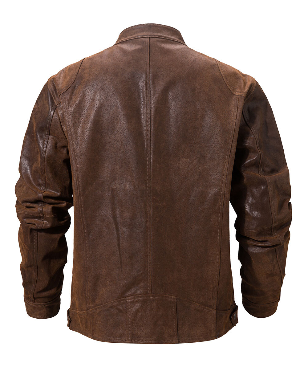 Men's Brown Leather Moto Jacket Zippered Biker Buy moto zipper biker jacket| moto zipper biker jacket brands