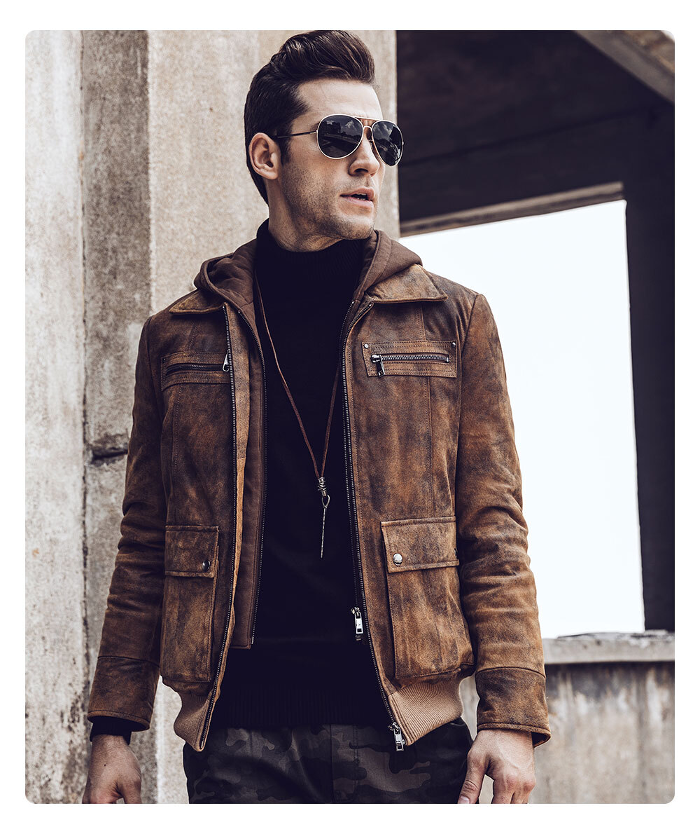 Discount flavor leather moto jacket| discount pigskin leather jacket