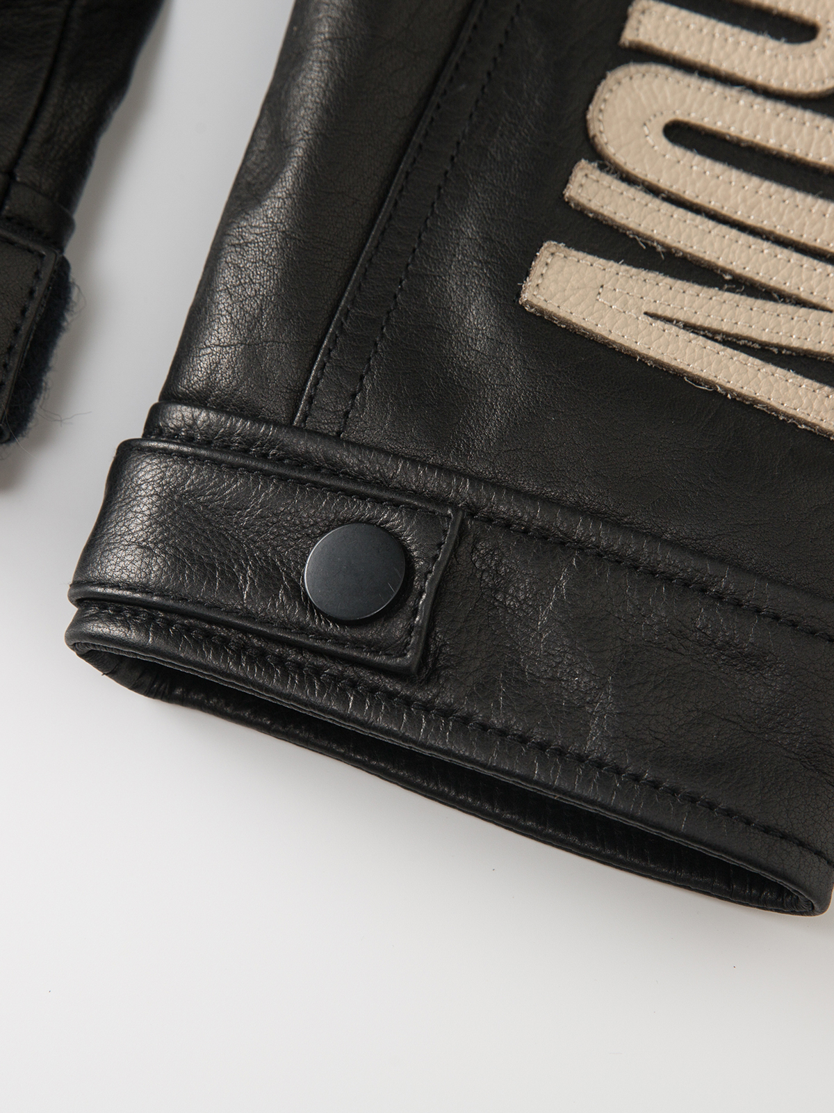 FLAVOR Mens Vintage Genuine Leather Motorcycle Jacket Riding Coat with Zipper Cuffs MXGX25-1 