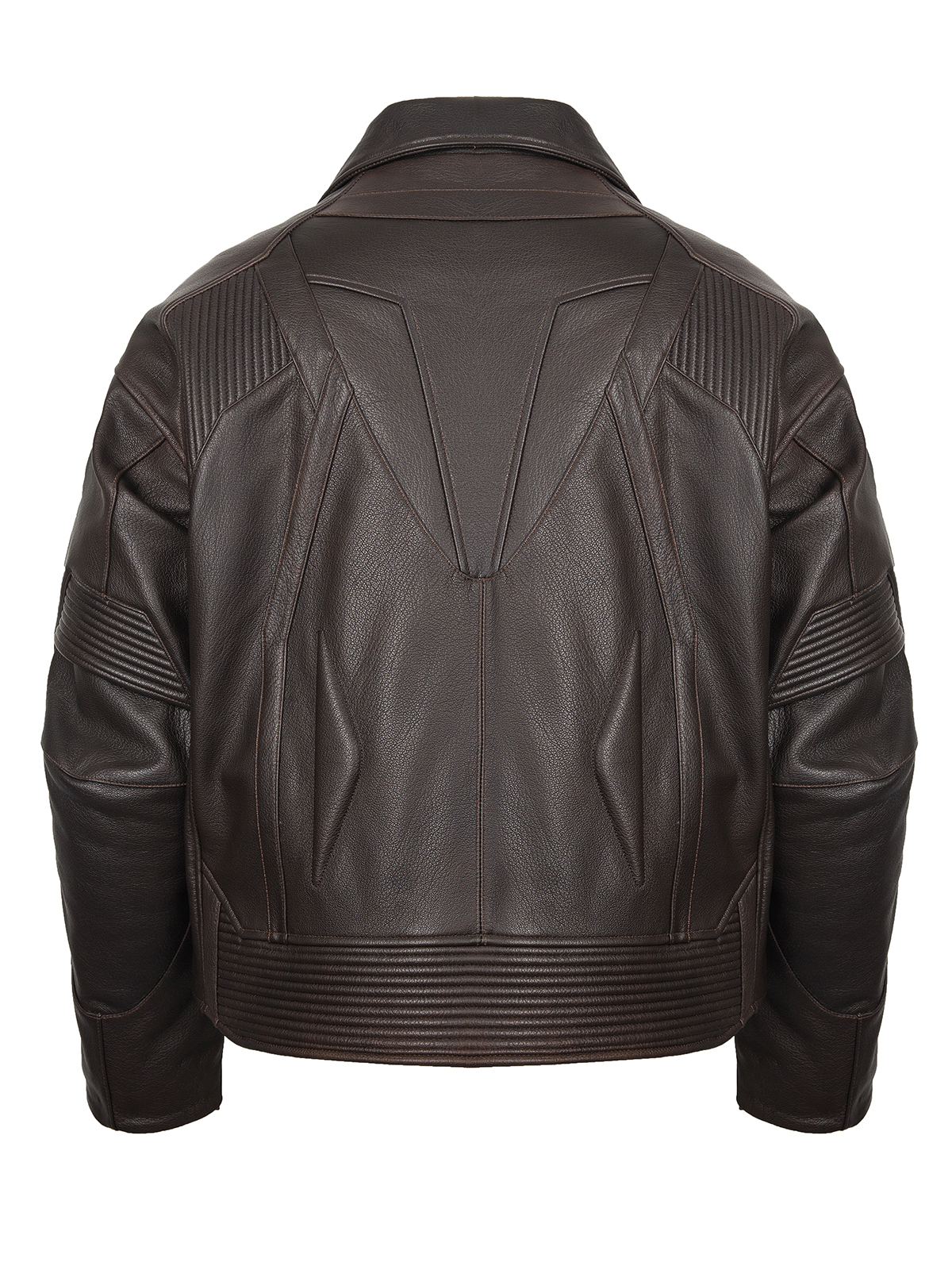FLAVOR Men's Classic Genuine Lambskin Leather Motorcycle Jacket Windproof  MXGX25-4 