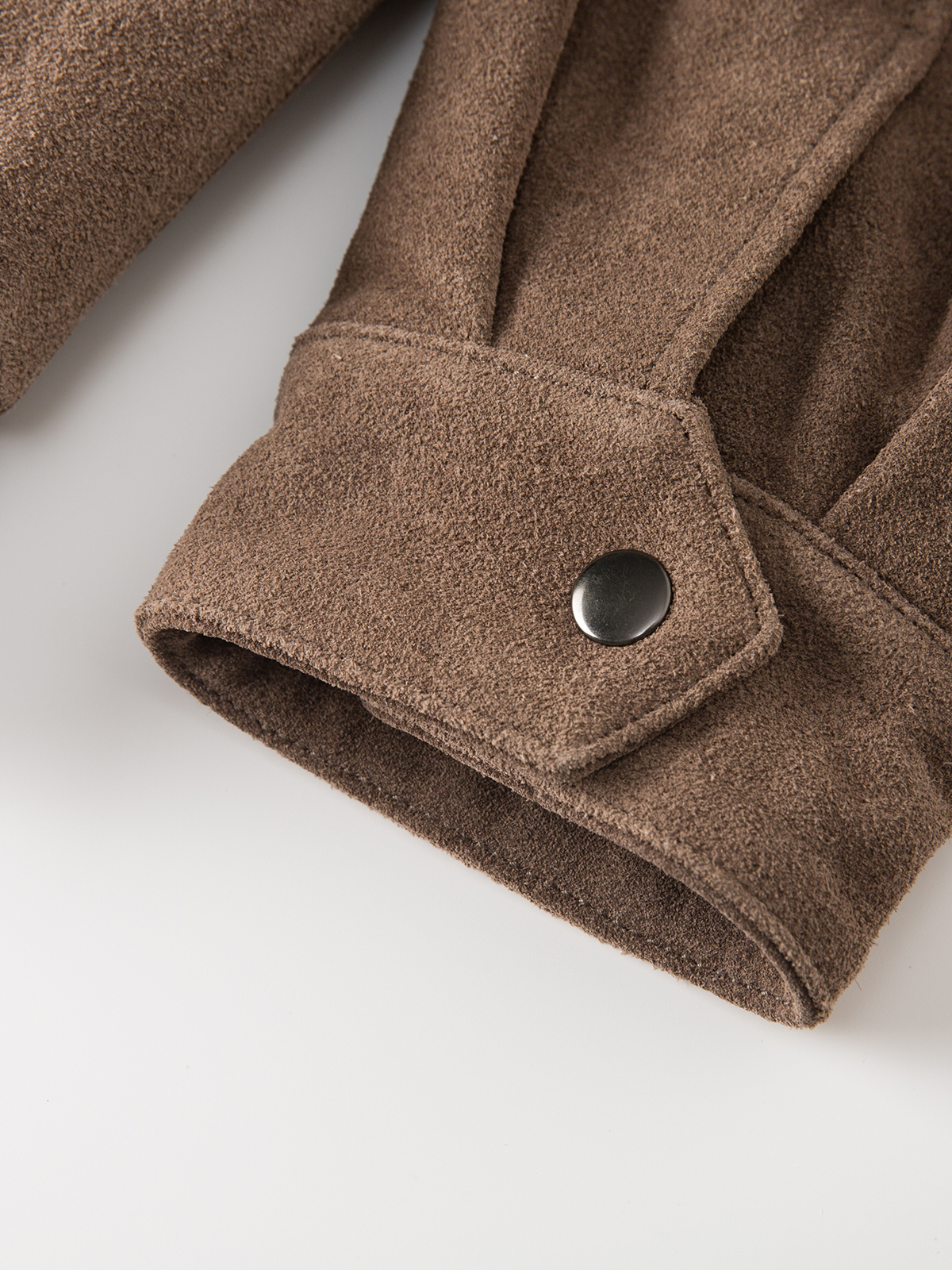 FLAVOR Men's Classic Casual Cowhide Leather Bomber Jacket with Turn-Down Collar MXGX25-5 