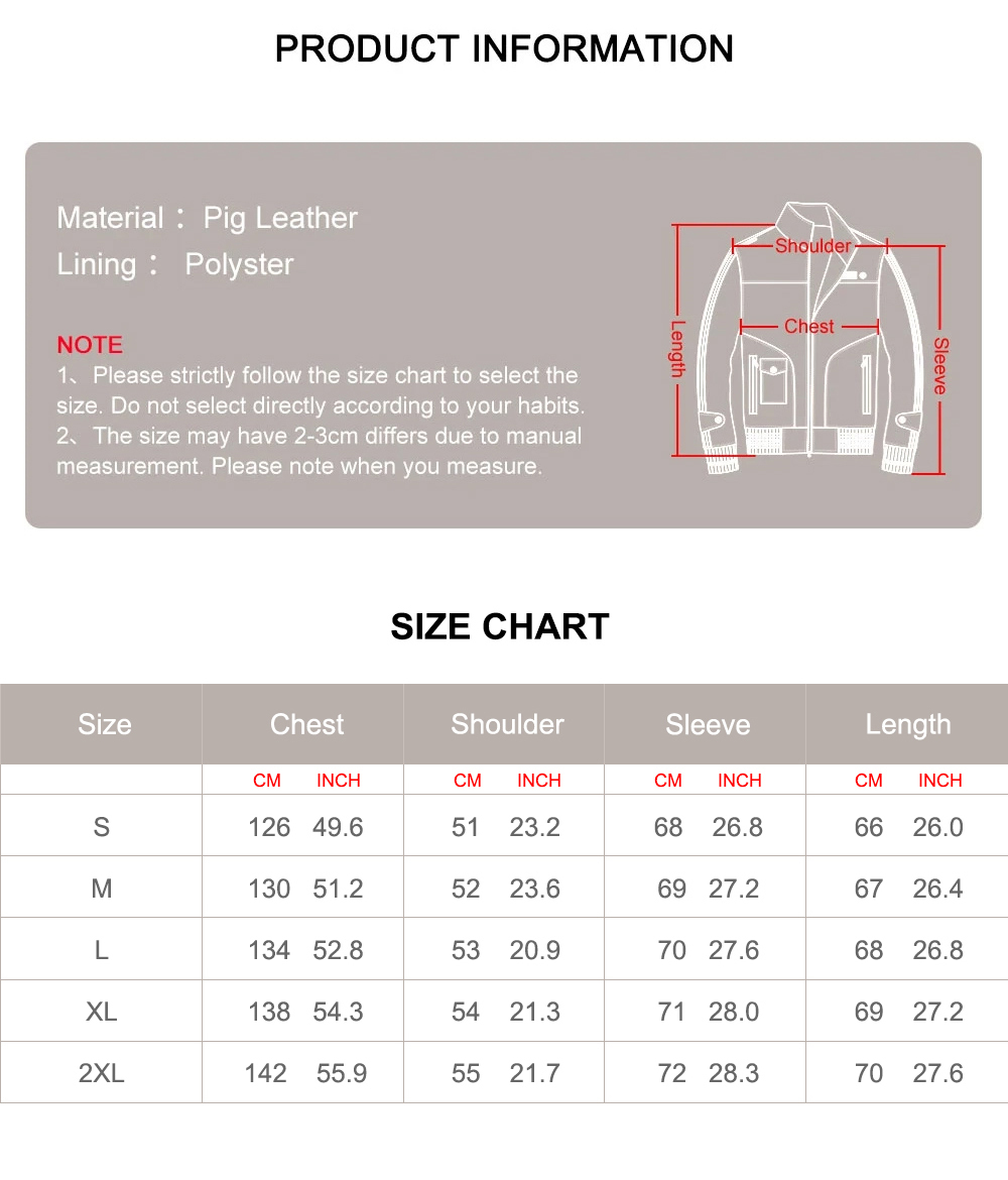 FLAVOR Mens Real Shearling Bomber Jacket Aviator Leather Winter Jacket MXGX25-29 