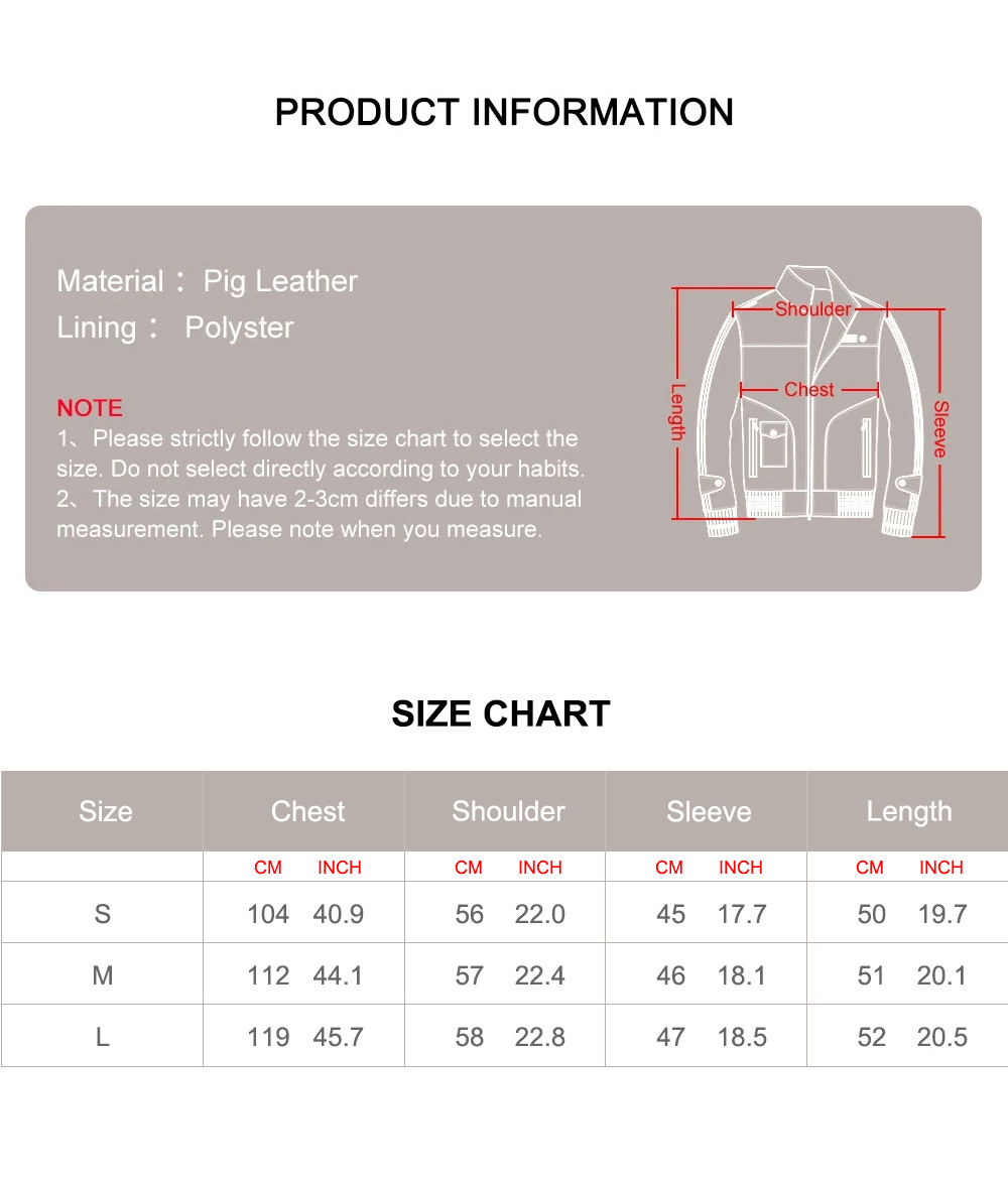 FLAVOR Womens Wool Shearling Bomber Faux Leather Jacket Warm Winter Coat Brown WXGX25-3 