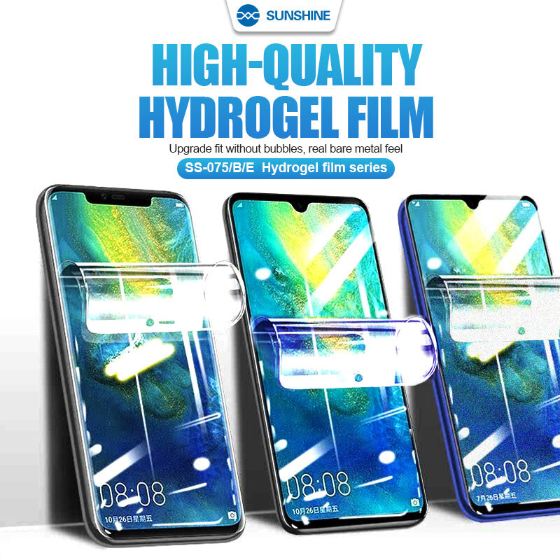 SUNSHINE new products of SS-075B TPU Anti blue light films Hydrogel films, phone protector film, new products TPUfilm