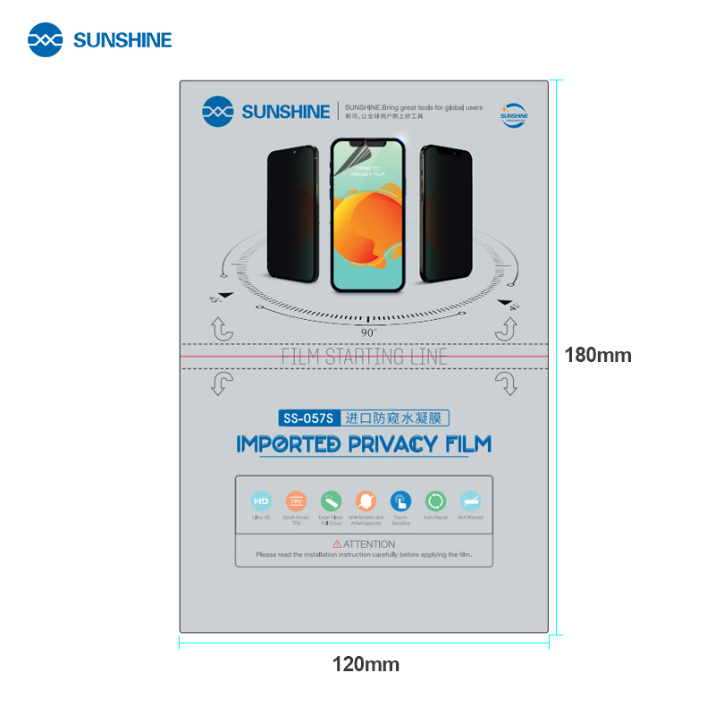 SUNSHINE SS-057S Privacy hydrogel films Privacy hydrogel films, Flexible Privacy Screen, Protector films