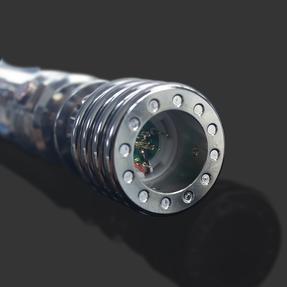 91*2.5cm 3mm thickness RGB Silver hilt YDD neopixel lightsaber Leia