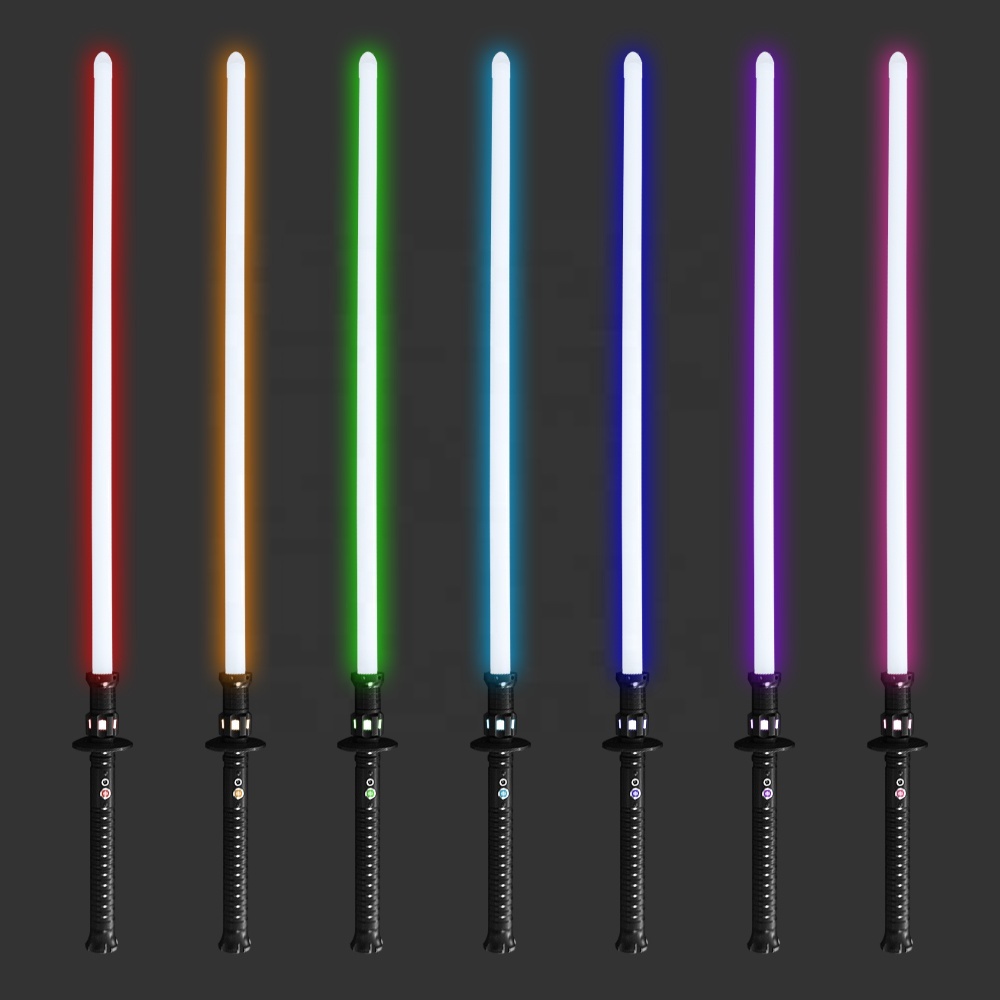 YDD Saber Metal hilt Dueling Katana Lightsaber Black or Silver hilt