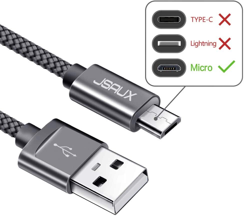 micro usb cable 10ft android charger cable durable premium nylon braided fast phone charger cord android usb charging cord compatible with samsung