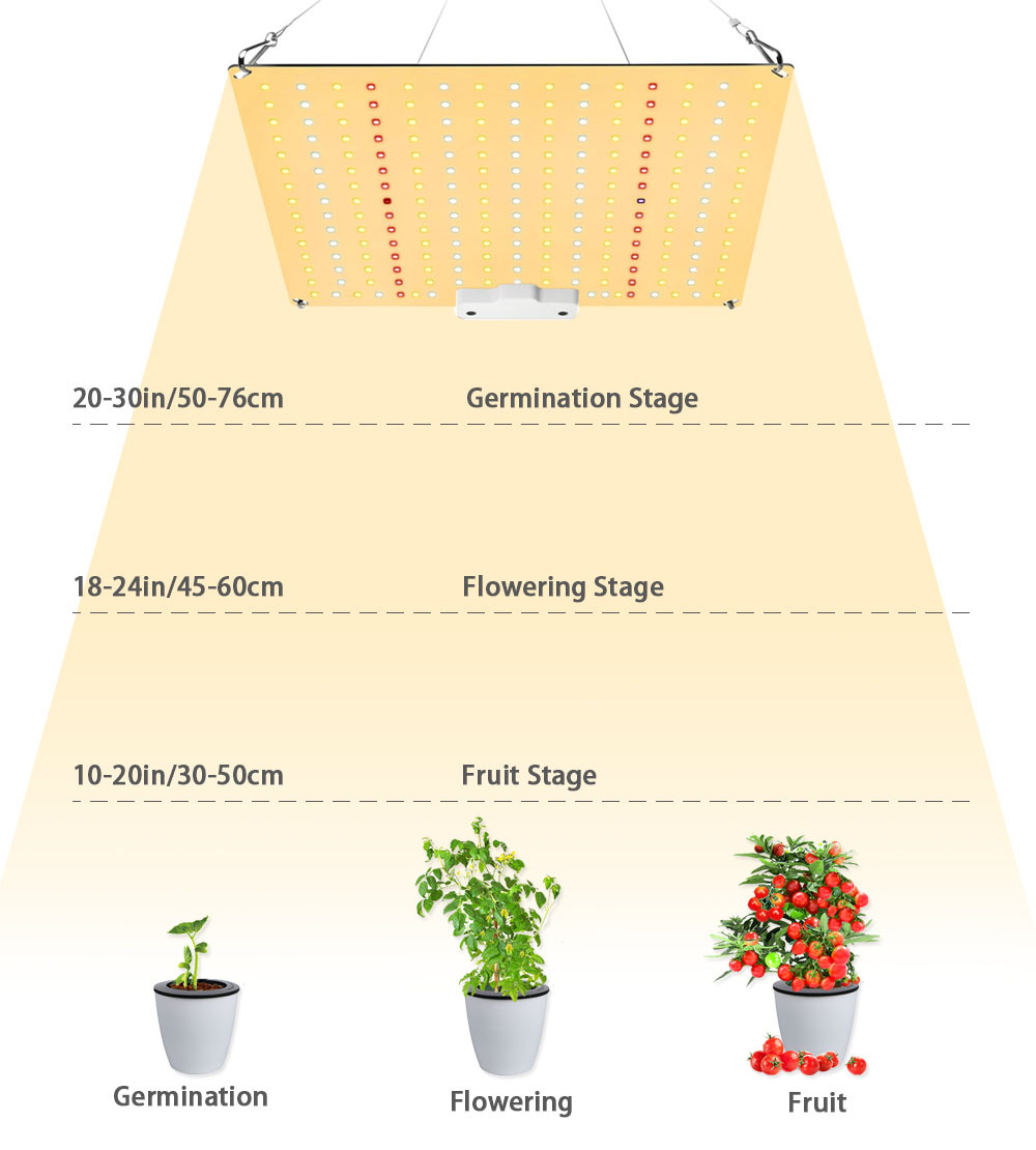 65W full spectrum plant LED light Samsung SMD diode 65W QB led grow light for indoor plants 