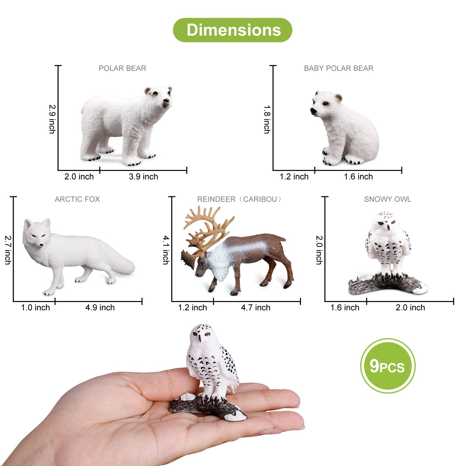 12 Pcs Realistic Polar Animal Figurines Arctic Circle Animal Action  Figurines Set Includes Polar Bear Penguin And Whales|Parts Accessories|  AliExpress | 12 Pcs Realistic Animal Figurines Arctic Circle Animal Action  Figurines Set