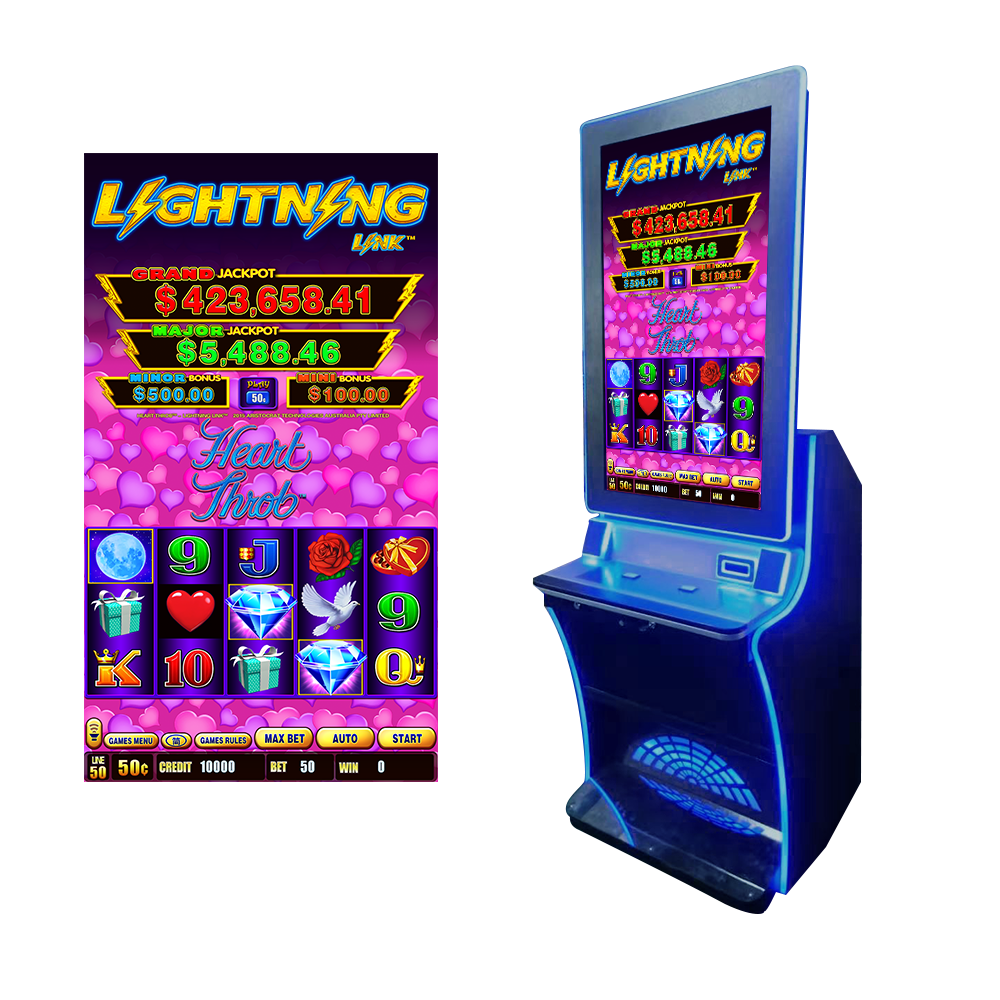 Lightning Link Slot Game Machine Heart Throb Vertical Touch Screen 32 Inch Lightning Link Slot Game Machine Heart Throb Vertical Touch Screen 32 Inch slot game machine
