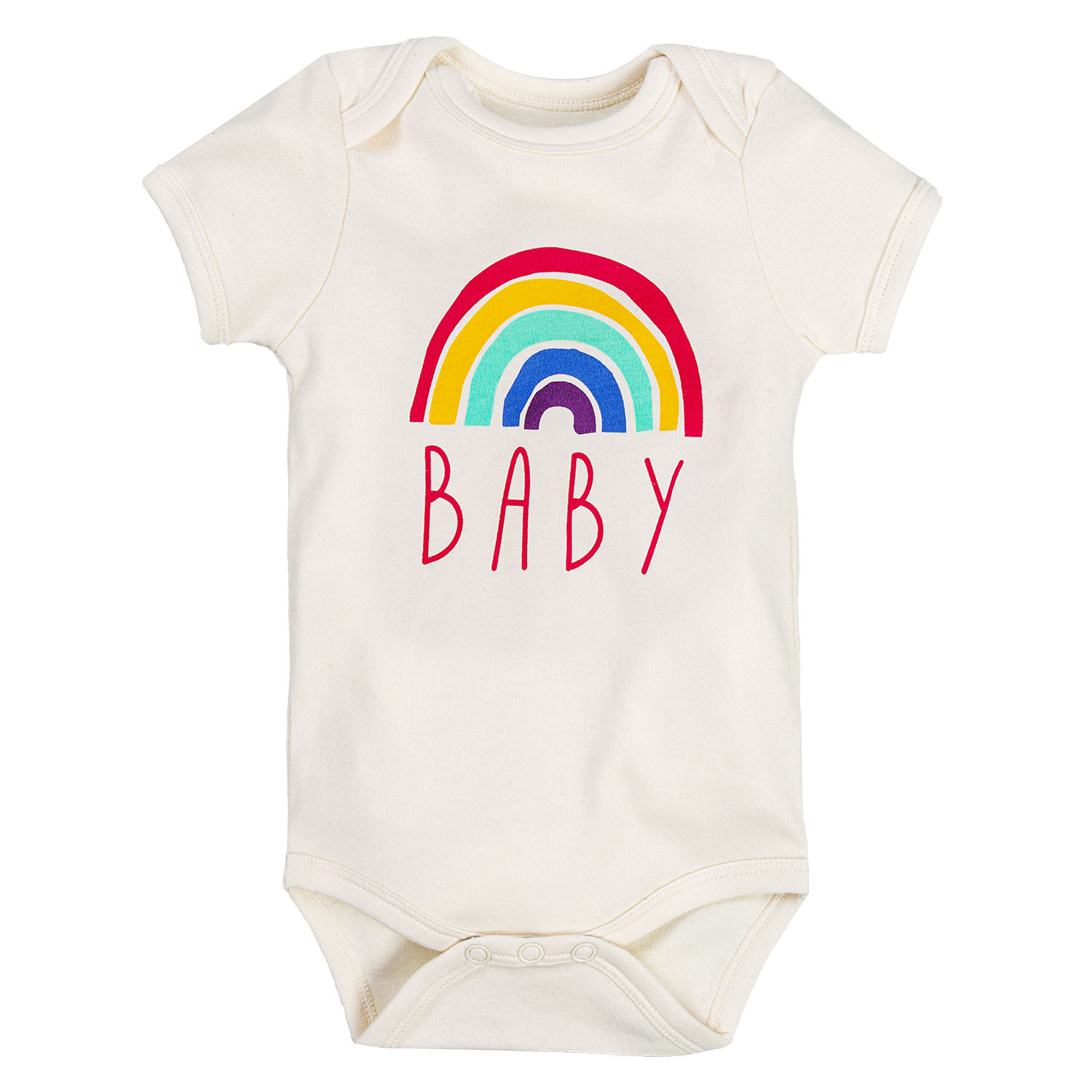 BKD Baby Unisex Organic Cotton onesie Rainbow baby Girl ...