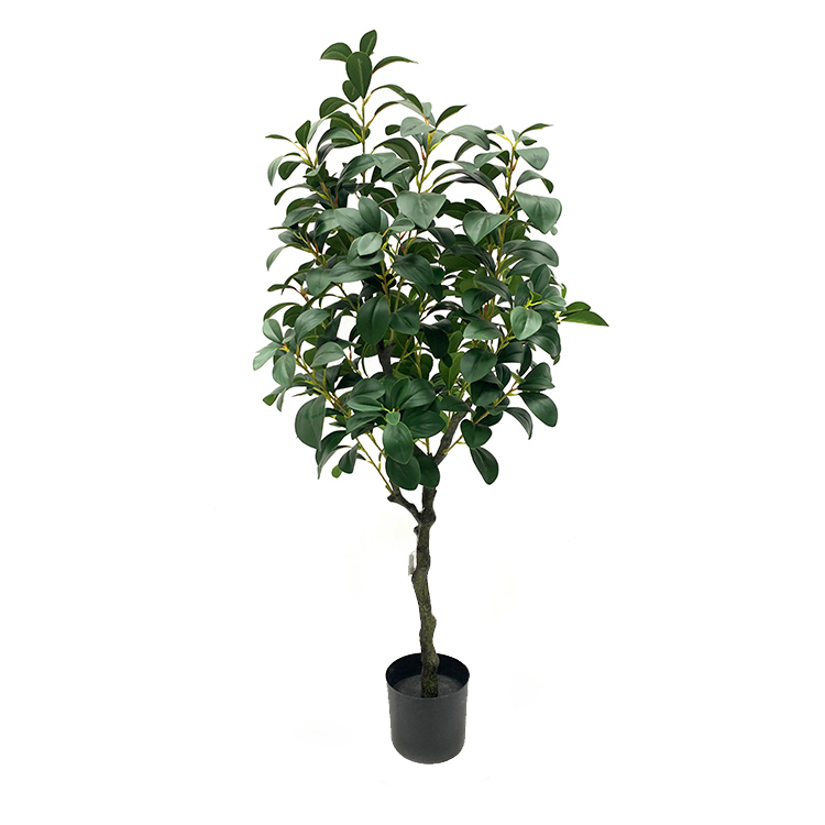 fake plants plastic green plants Artificial Peperomia for decoration potted