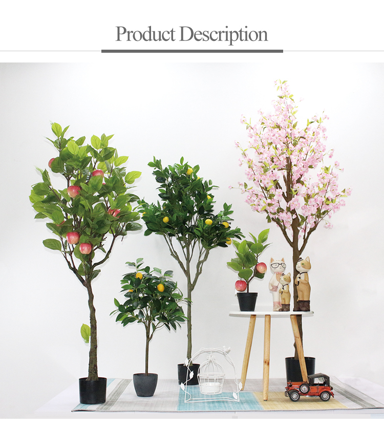 Fruit tree Artificial apple tree Orange trees for decoration
