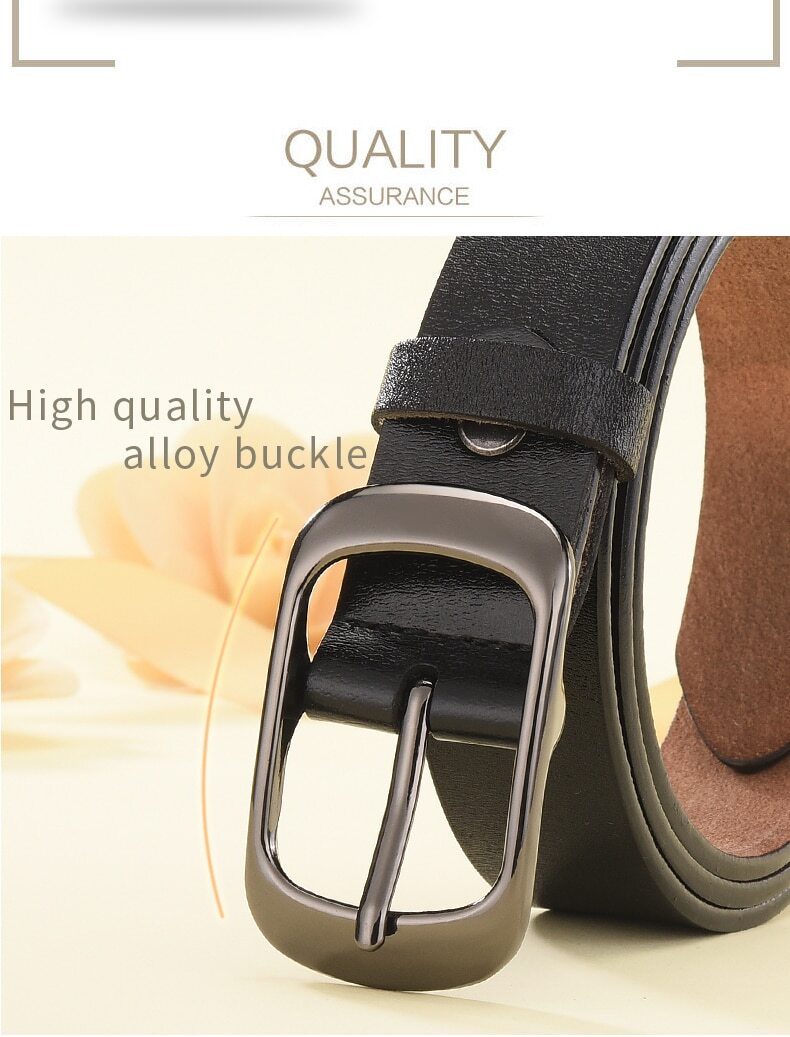 New Women PU Leather Belt For Female Strap Casual All-match Ladies Adjustable Belts Designer High Quality Brand 