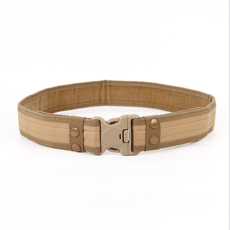 Army Style Combat Belts Quick Release Tactical Belt Fashion Men Military Canvas Waistband Outdoor Hunting Hiking Tools 8 Colors 