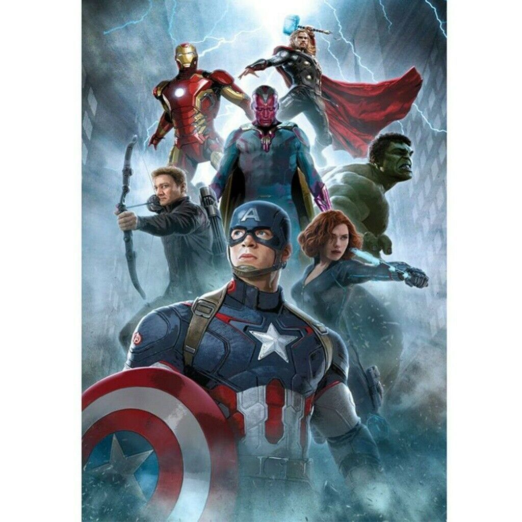 Sunature Full Drill 5D DIY Diamond Painting The Avengers Craft Work