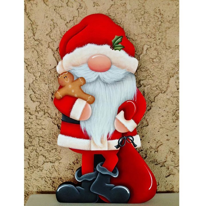 Sunature 5D DIY Full Drill Cartoon Gnome Diamond Painting Cross Stitch