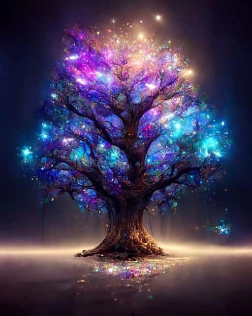 Sunature 5D Full Square Round Drills Dream Tree Diamond Painting Kit ...