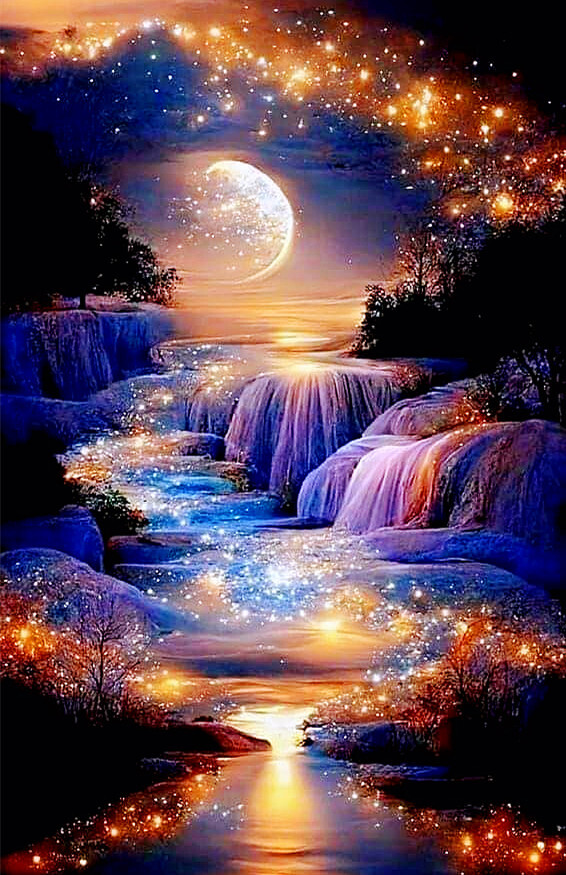 Sunature 5D AB Full Square Round Drills Dreamspace Diamond Painting