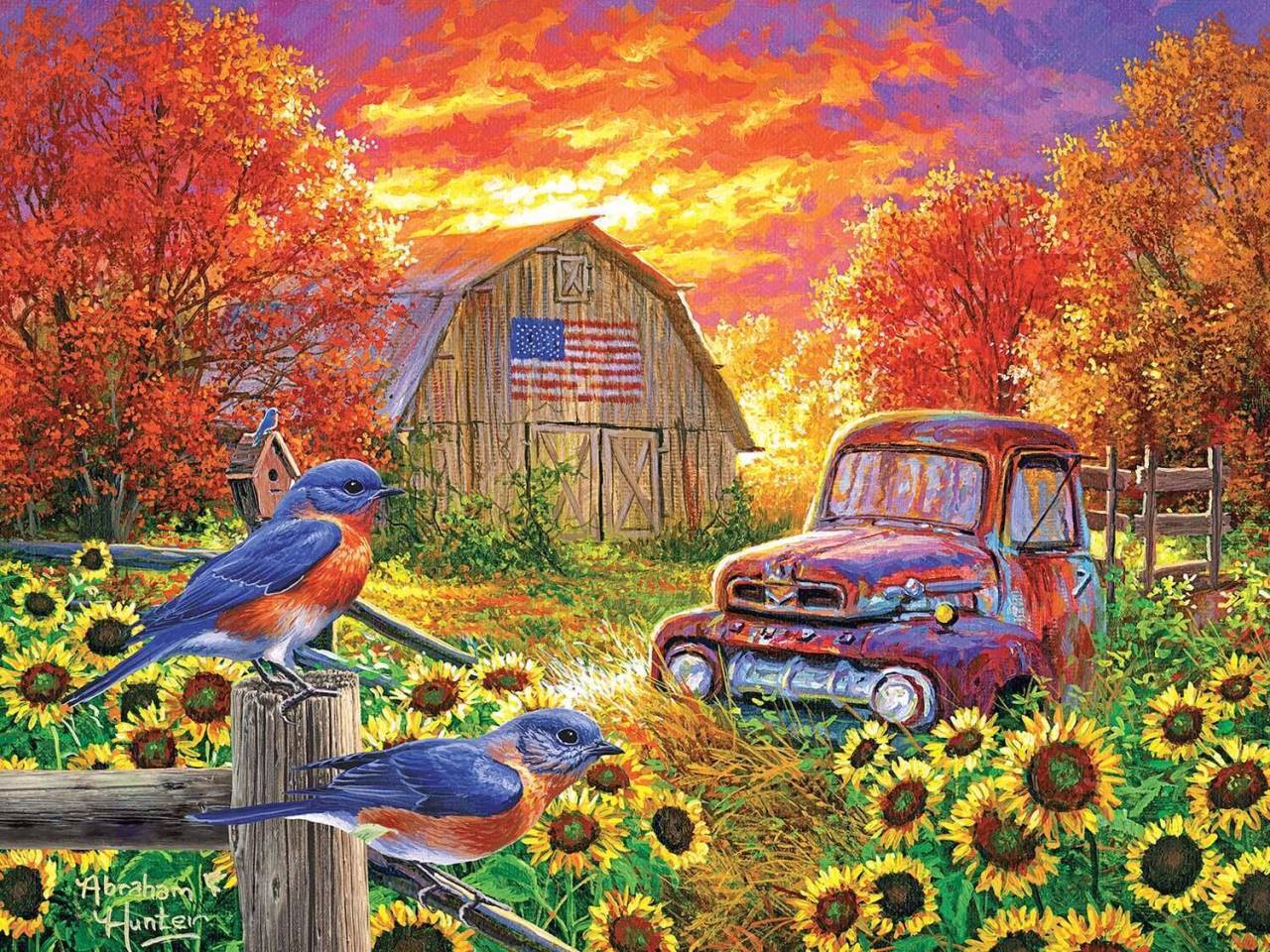 Sunature AB Diamond Painting Art Full Square Round Drills Cabin Car ...