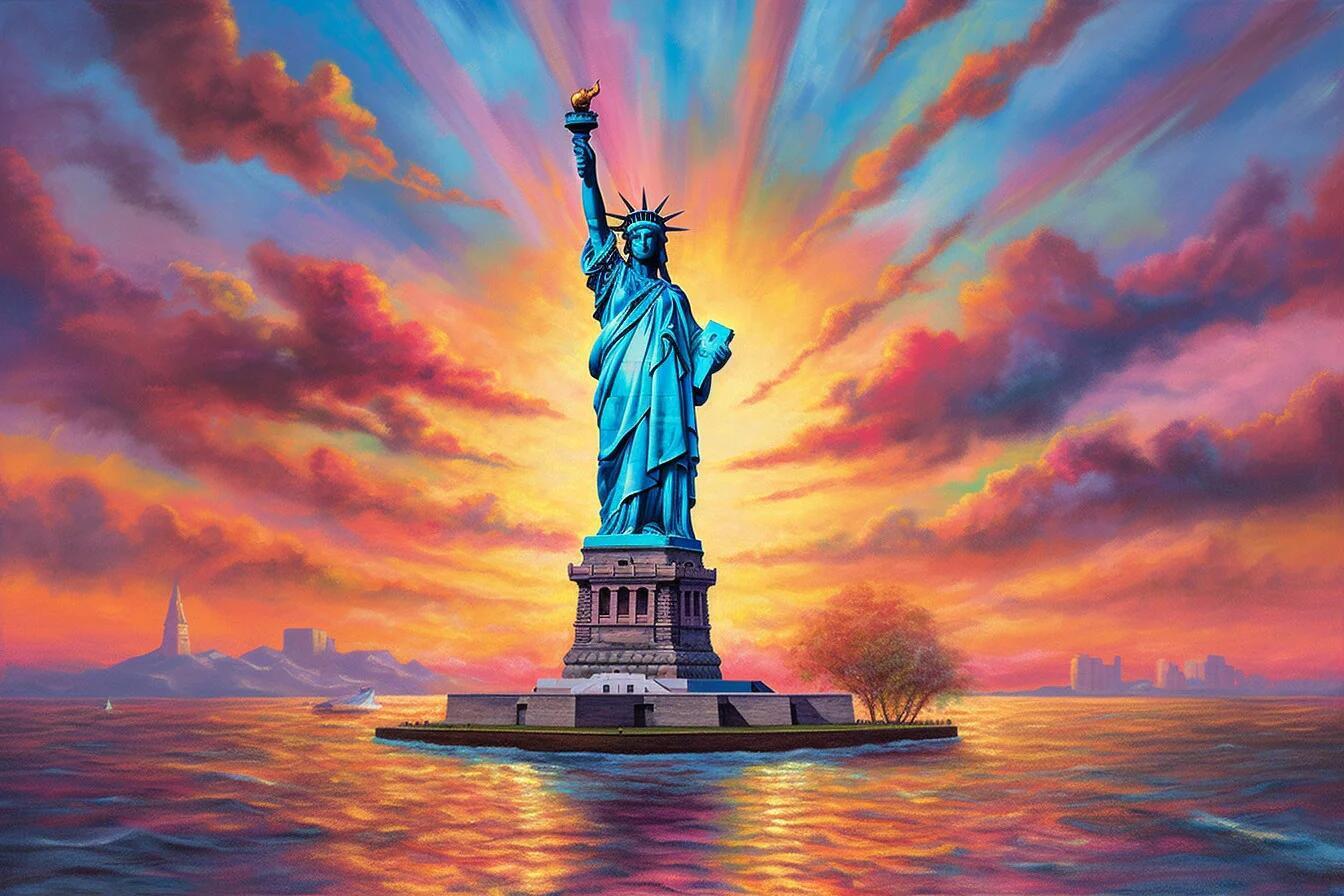 Sunature AB Diamond Painting Art Full Square Round Drills Statue of