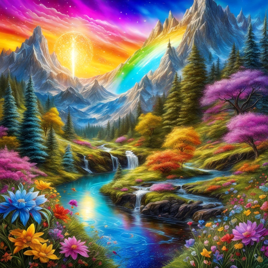 Sunature Diamond Painting Art Full Square Round Drills Fanatic Tree ...