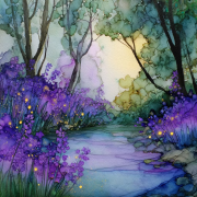 Sunature Diamond Painting Art Full Square Round Drills Flowers Trees Diamond Painting Kit