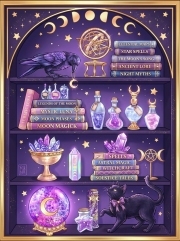 Sunature AB Diamond Painting Art Full Square Round Drills Magical Bookshelf Diamond Painting Kit 5-10 AB Colors