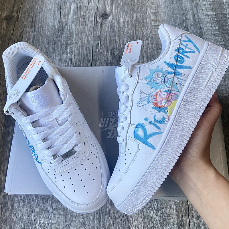 Rick And Morty Custom Shoes Air Force 1 Rick n morty
