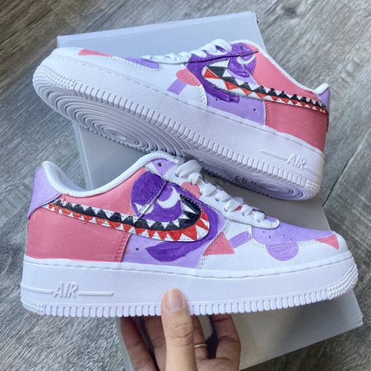 Custom Venom Shoes For Air Force 1 Graffiti Hand Painted Sneaker - The ...