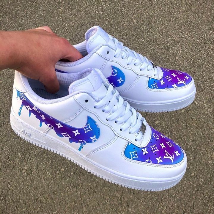 custom louis vuitton air force ones