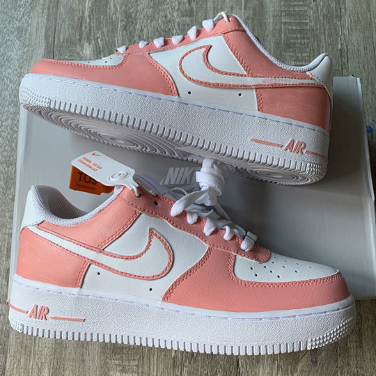 Custom Louis Vuitton Shoes Pink For Air Force 1 Graffiti Hand Painted Sneaker - A114 - The Zero 
