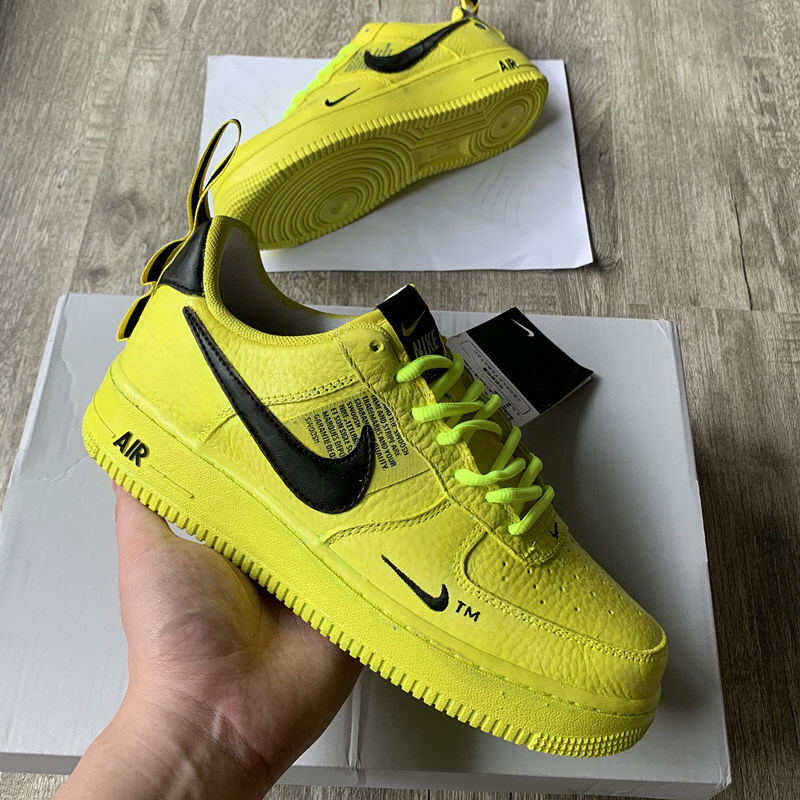 Custom Color Shoes Yellow For Air Force 