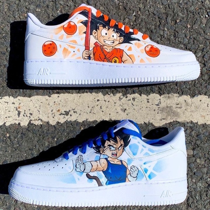 dragon ball custom shoes